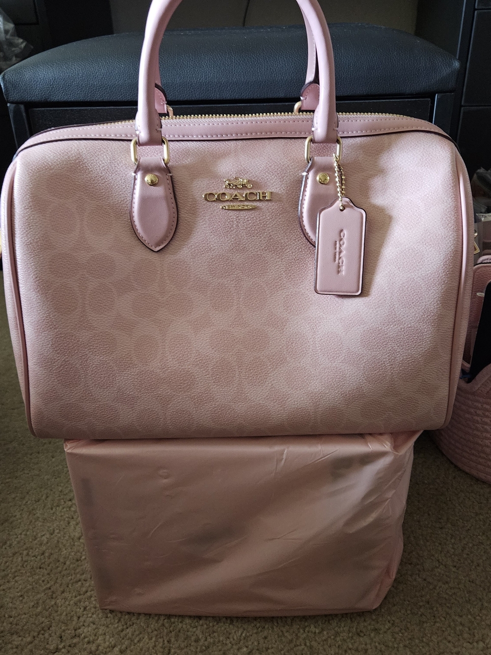 Coach Rowan Large Satchel Bag in Signature Canvas